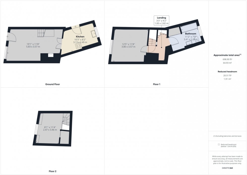 Floorplan for High Street, Tewkesbury, Tewkesbury, Gloucester, GL20