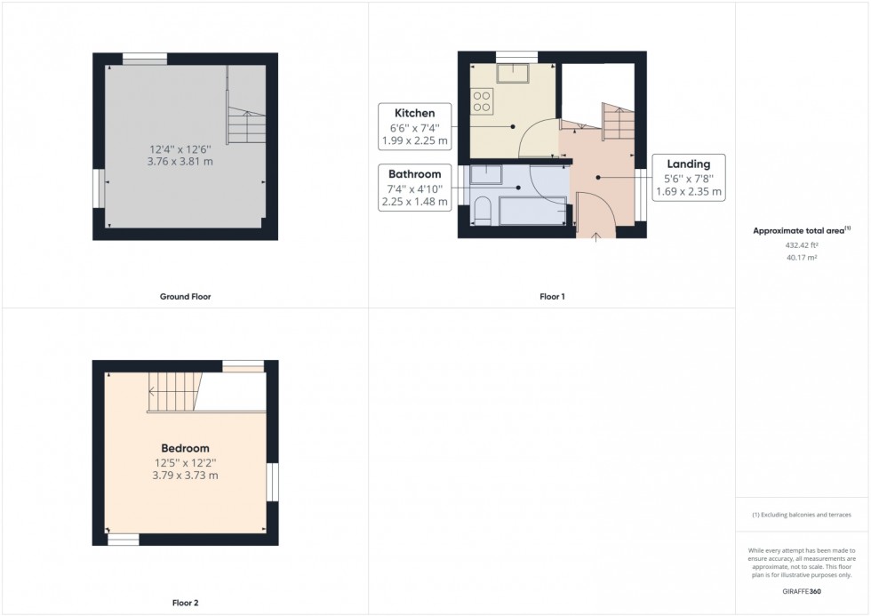 Floorplan for Berkeley Place, Cheltenham, GL52 6DB