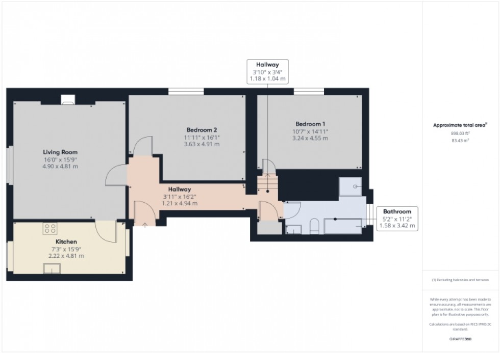 Floorplan for 3 Boddington House Boddington Lane, Boddington, Cheltenham, Gloucestershire, GL51 0TJ, UK