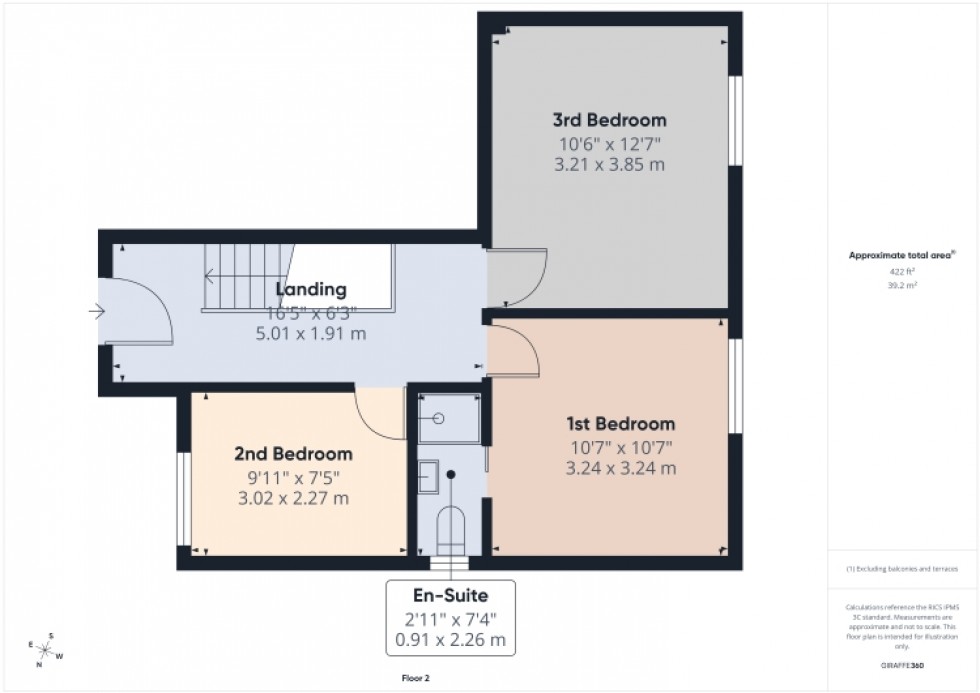 Floorplan for 56 Kingscourt Lane, Kingscourt, Stroud, Gloucestershire, GL5 3PX, UK