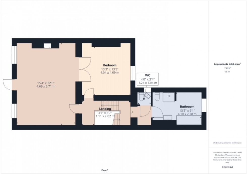 Floorplan for 10 Evesham Road, Pittville, Cheltenham, Glos, GL52 2AB, UK
