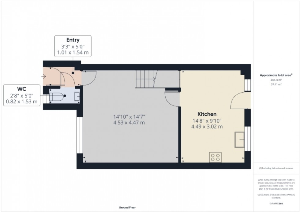 Floorplan for 2 Sheevaun Close, Longlevens, Gloucester, Gloucestershire, GL2 0XQ, UK