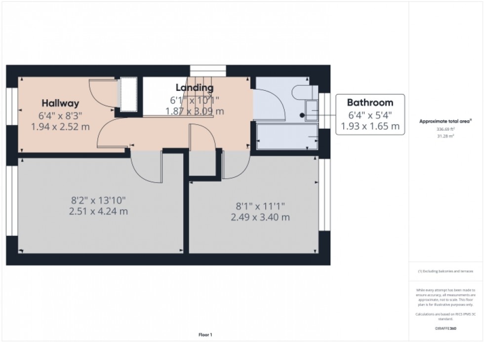 Floorplan for 2 Sheevaun Close, Longlevens, Gloucester, Gloucestershire, GL2 0XQ, UK