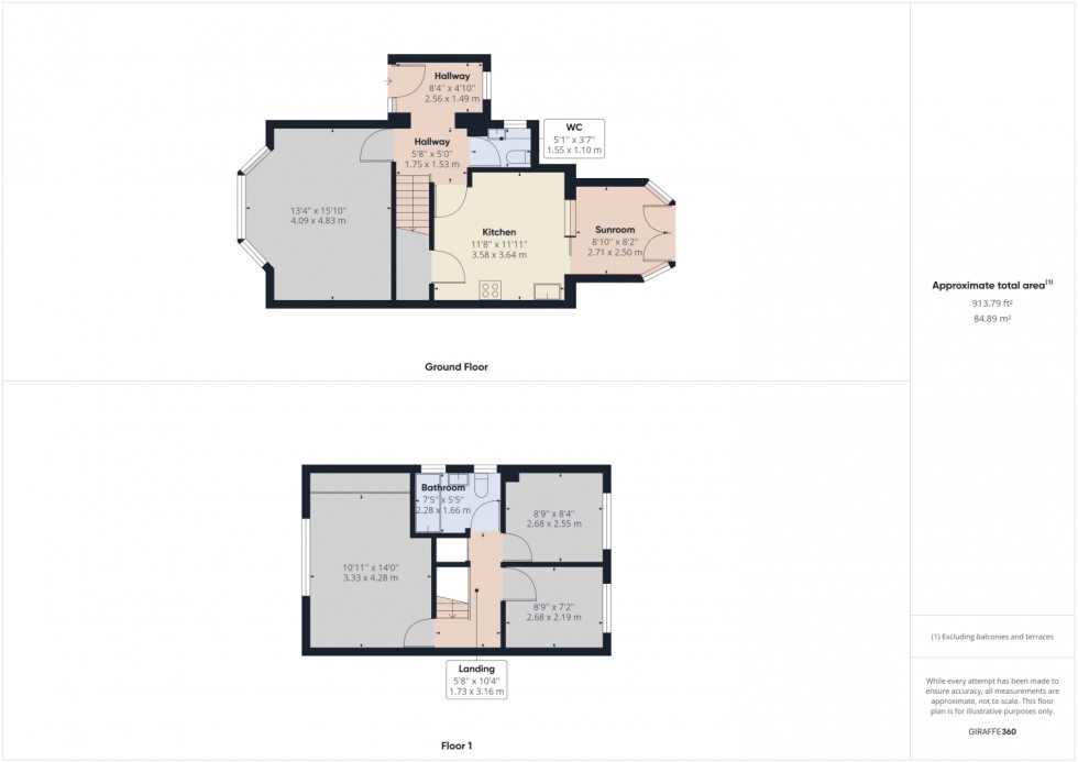 Floorplan for Dozule Close, Leonard Stanley, Stonehouse, Gloucestershire, GL10