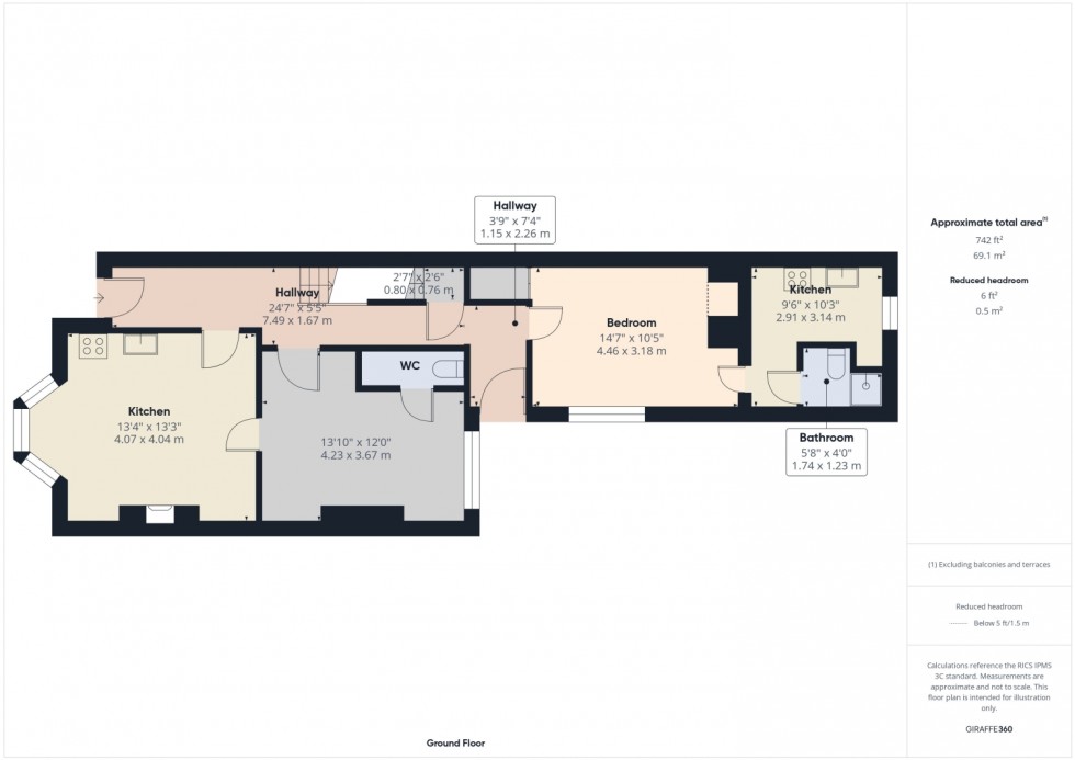 Floorplan for Kingsholm Road, Gloucester,