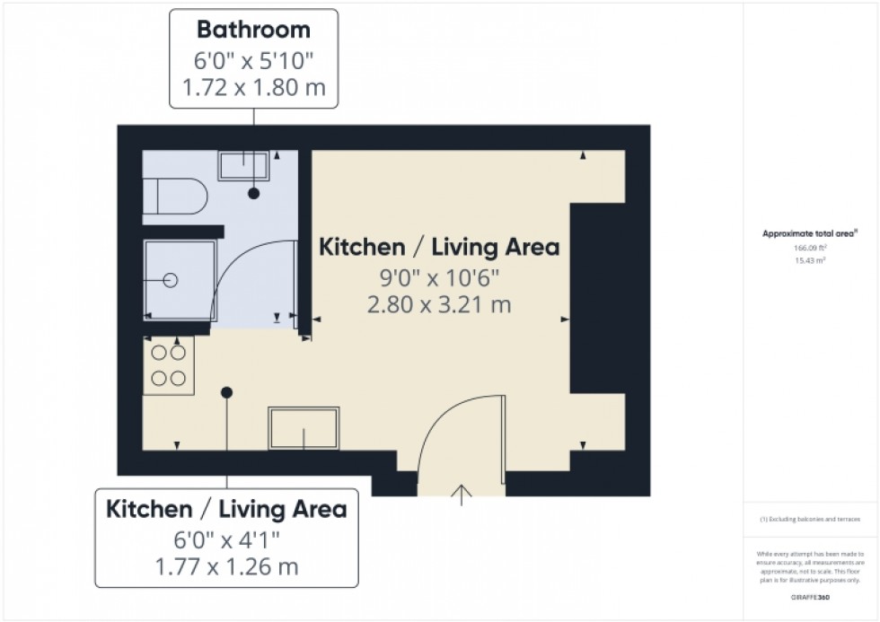 Floorplan for 4 Wellington Parade, Gloucester, Gloucestershire, GL1 3NP, UK