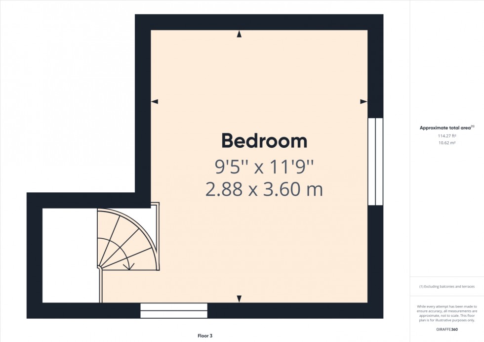 Floorplan for 30 Queens Road, GL50 2LT