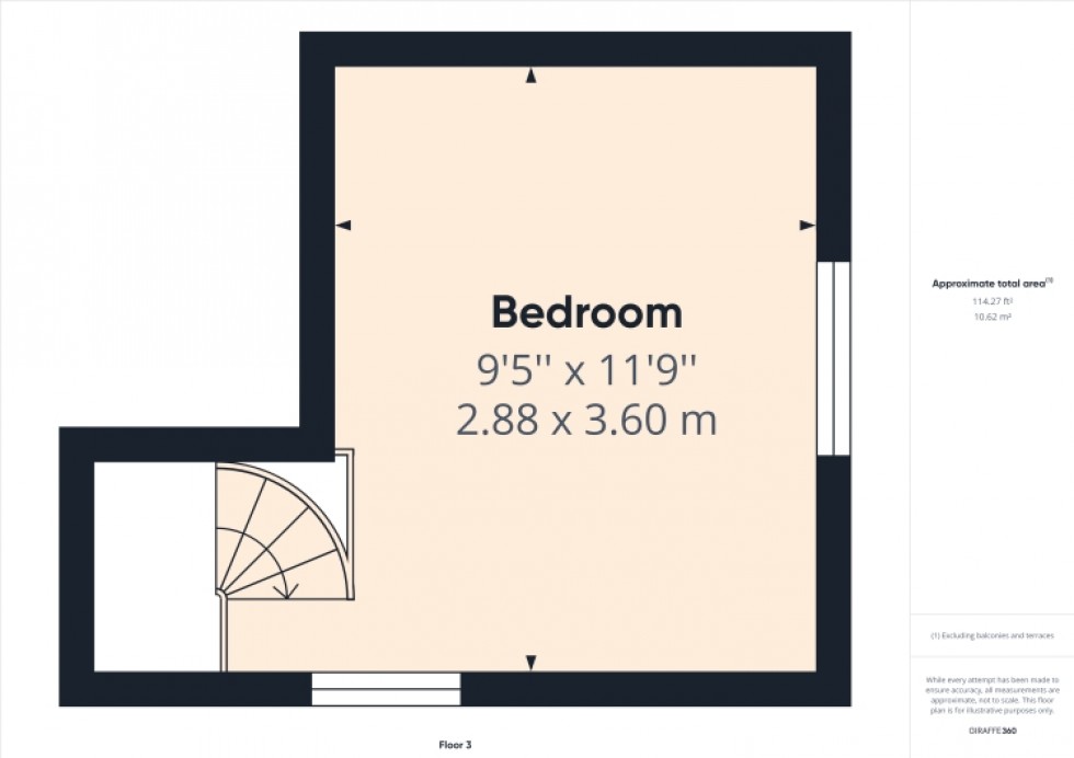 Floorplan for 30 Queens Road, Cheltenham, Gloucestershire, GL50 2LT, UK