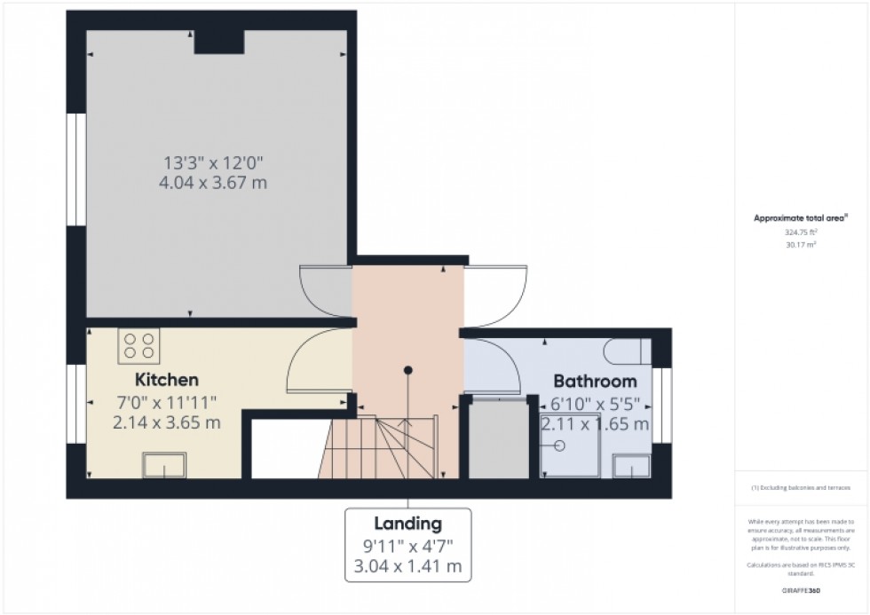 Floorplan for Flat 102 Whaddon Road, Cheltenham, Gloucestershire, GL52 5NF, UK