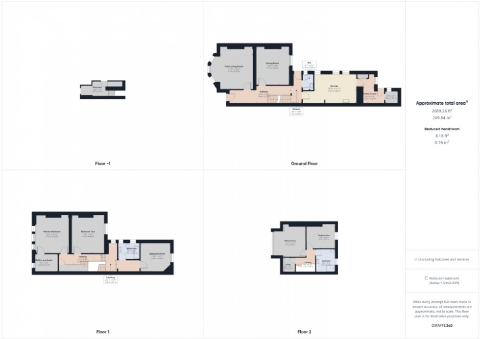 Floorplan for 116 High Street, Evesham, Worcestershire, WR11 4EJ, UK