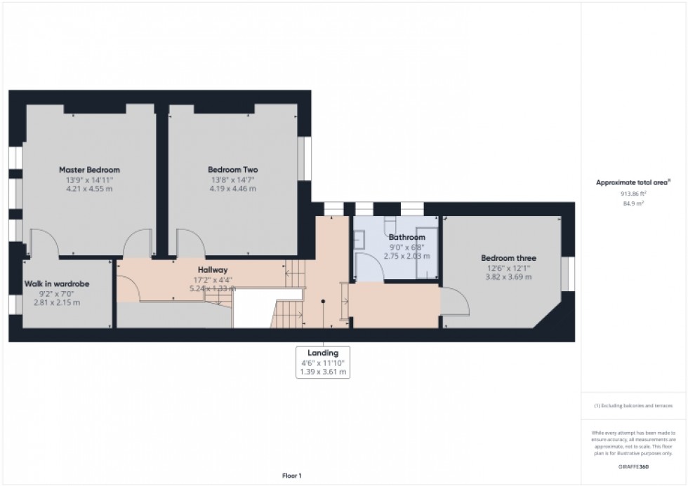 Floorplan for 116 High Street, Evesham, Worcestershire, WR11 4EJ, UK
