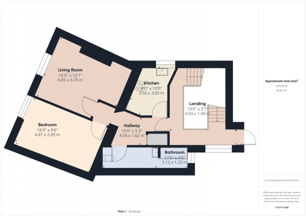 Floorplan for 72 High Street, Tewkesbury, Gloucestershire, GL20 5LD, UK
