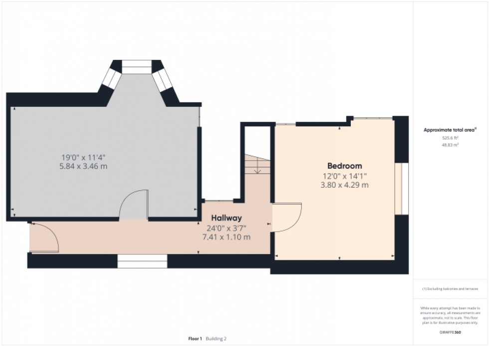 Floorplan for 72 High Street, Tewkesbury, Gloucestershire, GL20 5LD, UK