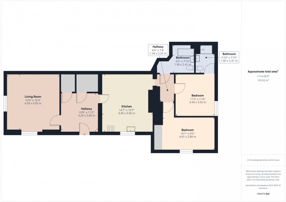Floorplan for Benton House, Harefield Grove, Cheltenham, Gloucestershire, GL50