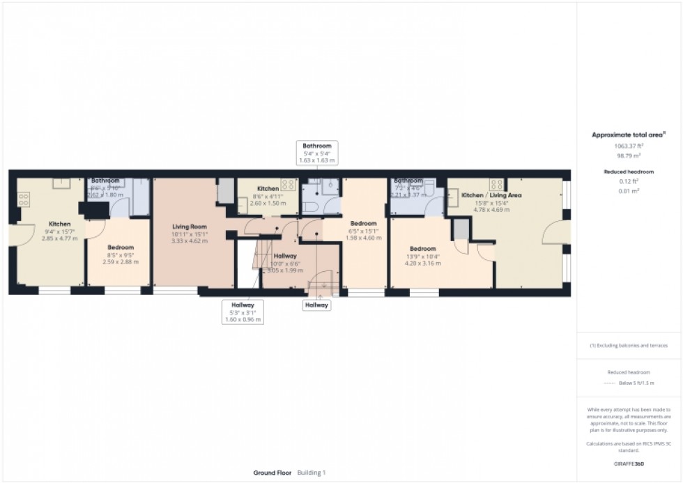 Floorplan for 130 Melbourne Street East, Gloucester, Gloucestershire, GL1 4NR, UK