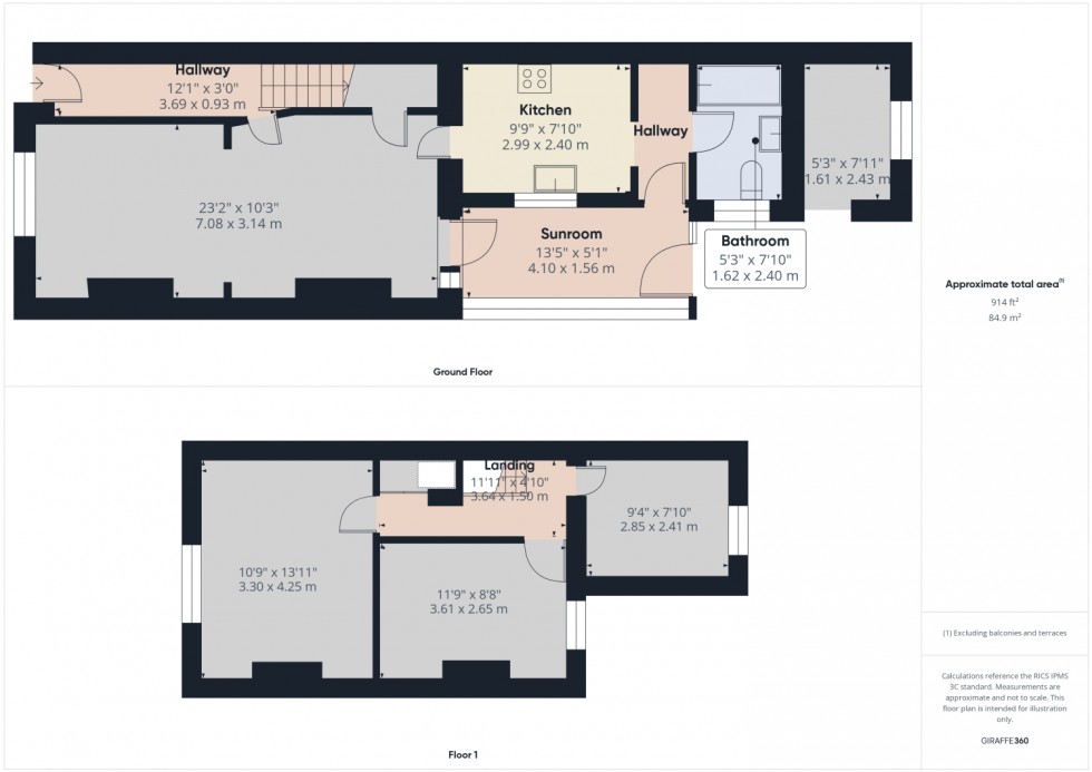 Floorplan for Alfred Street, Gloucester