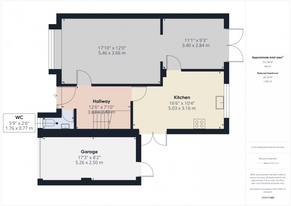 Floorplan for Stroud Road, Tuffley