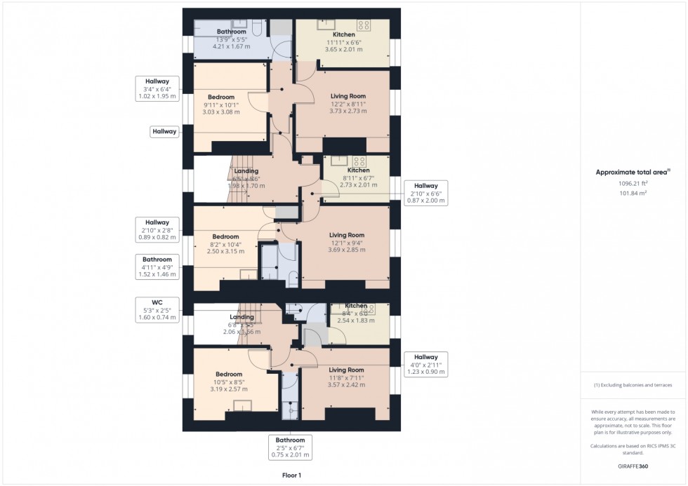 Floorplan for Oxford Street, Gloucester