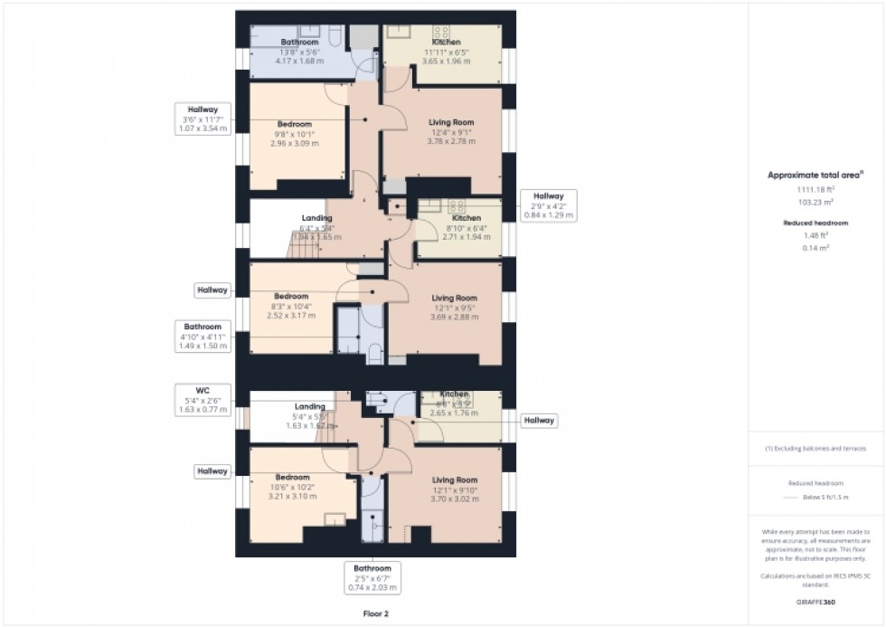 Floorplan for 11, 15 & 17  Oxford Street, Gloucester, Gloucestershire, GL1 3EG, UK
