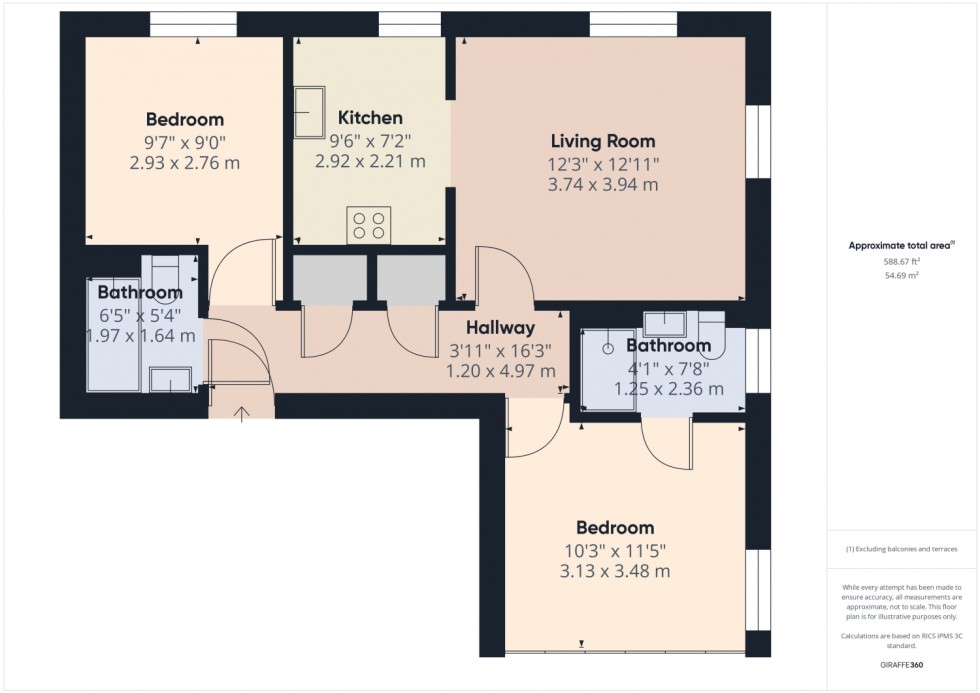 Floorplan for Goodrich Road, Cheltenham