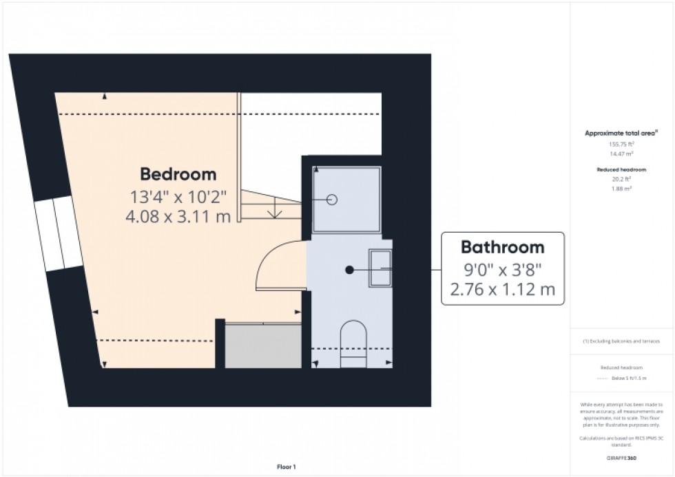 Floorplan for Silk Cottage, Winchcombe
