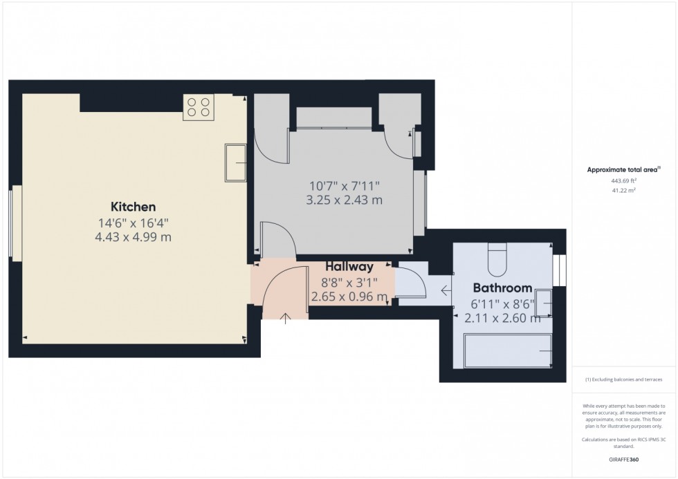 Floorplan for 13 Brunswick Square, Gloucester, Gloucestershire, GL1