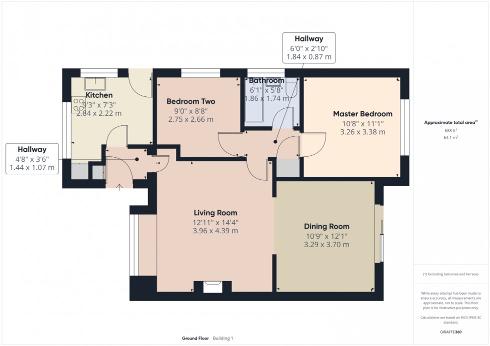 Floorplan for Finchcroft Lane