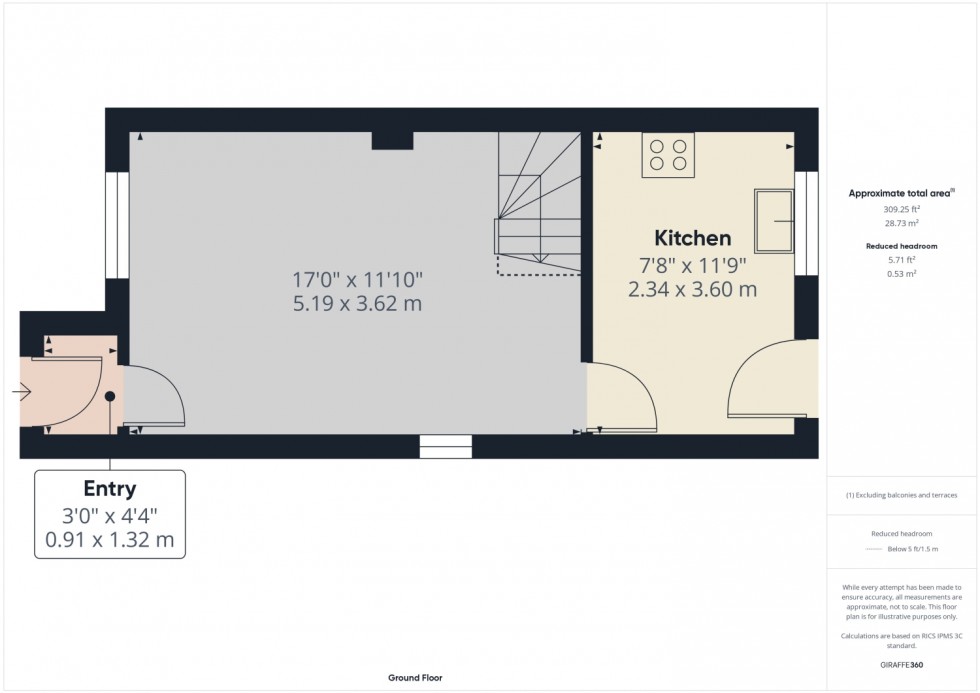 Floorplan for Millbrook Gardens, Cheltenham, Gloucestershire, GL50
