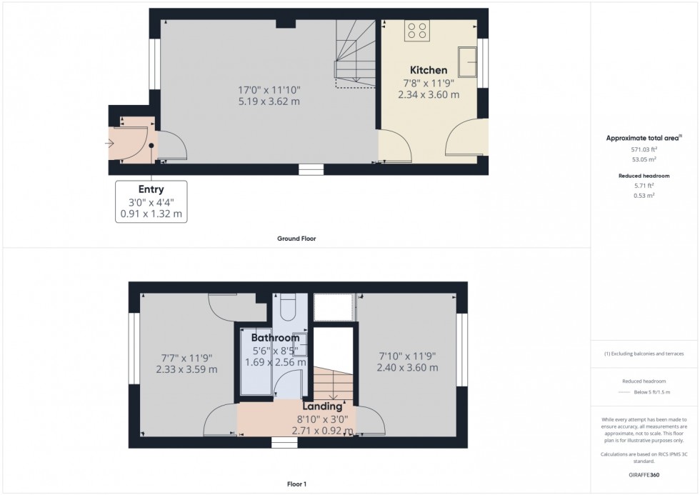 Floorplan for Millbrook Gardens, Cheltenham, Gloucestershire, GL50