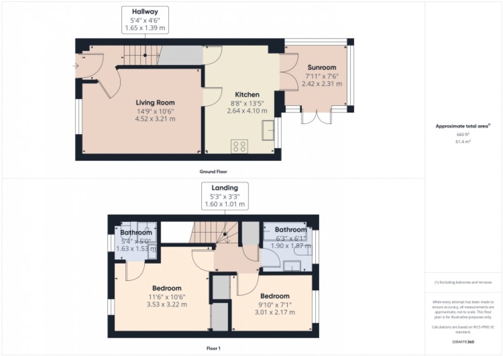 Floorplan for 38 Gadwell Road, Walton Cardiff, Tewkesbury, Gloucestershire, GL20 7RT, UK