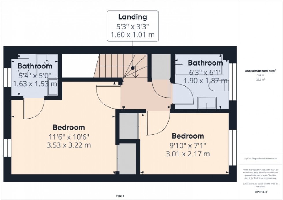 Floorplan for 38 Gadwell Road, Walton Cardiff, Tewkesbury, Gloucestershire, GL20 7RT, UK