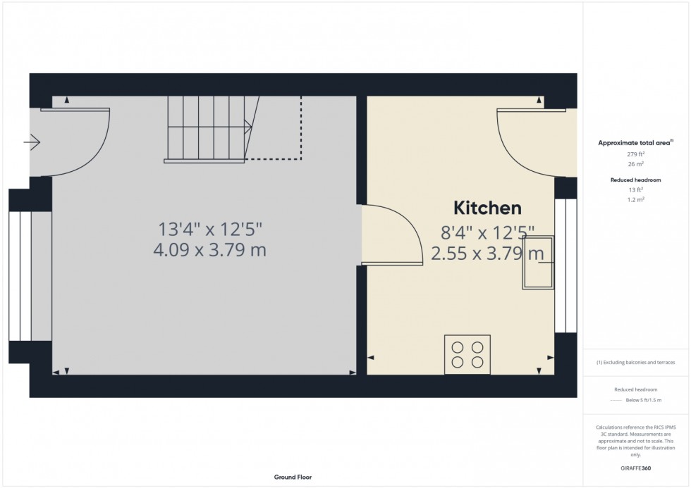 Floorplan for Hawthorn Rise, Stroud