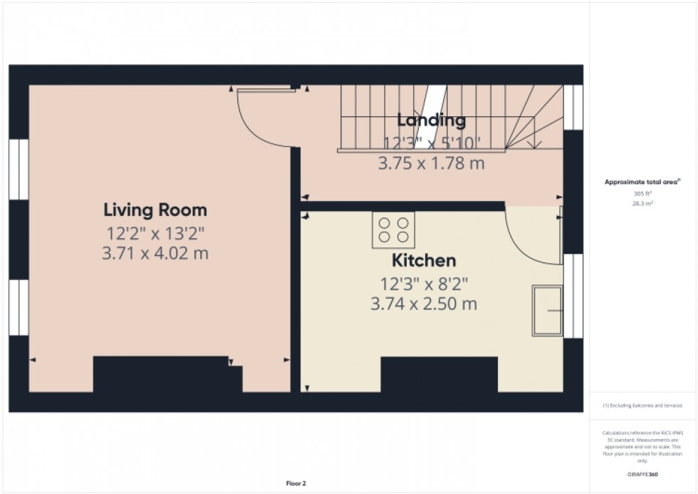 Floorplan for 5 Oxford Street, Gloucester, Gloucestershire, GL1 3EG, UK