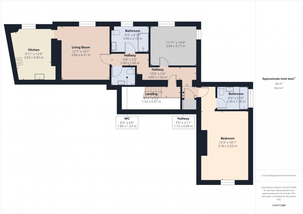 Floorplan for Cudnall Street, Charlton Kings, Cheltenham