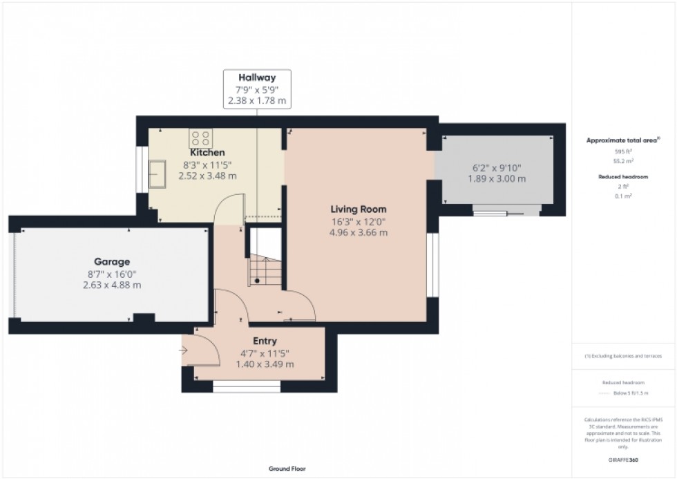 Floorplan for 54 Battle Road, Tewkesbury, Gloucestershire, GL20 5TZ, UK