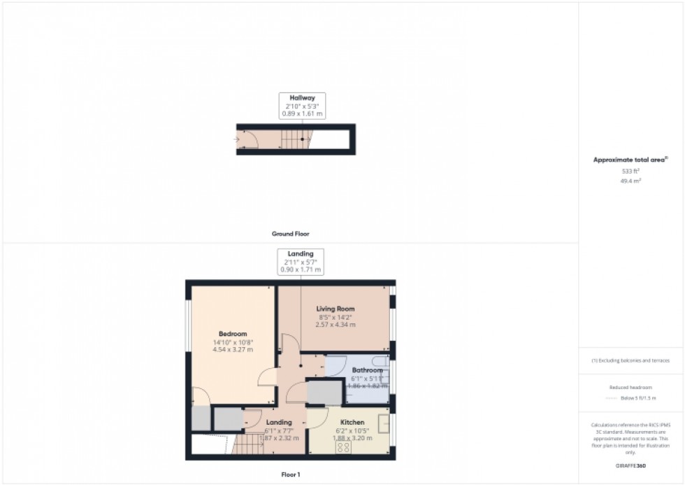 Floorplan for 6 Eastholm Lawns Parton Road, Churchdown, Gloucester, Gloucestershire, GL3 2JJ, UK