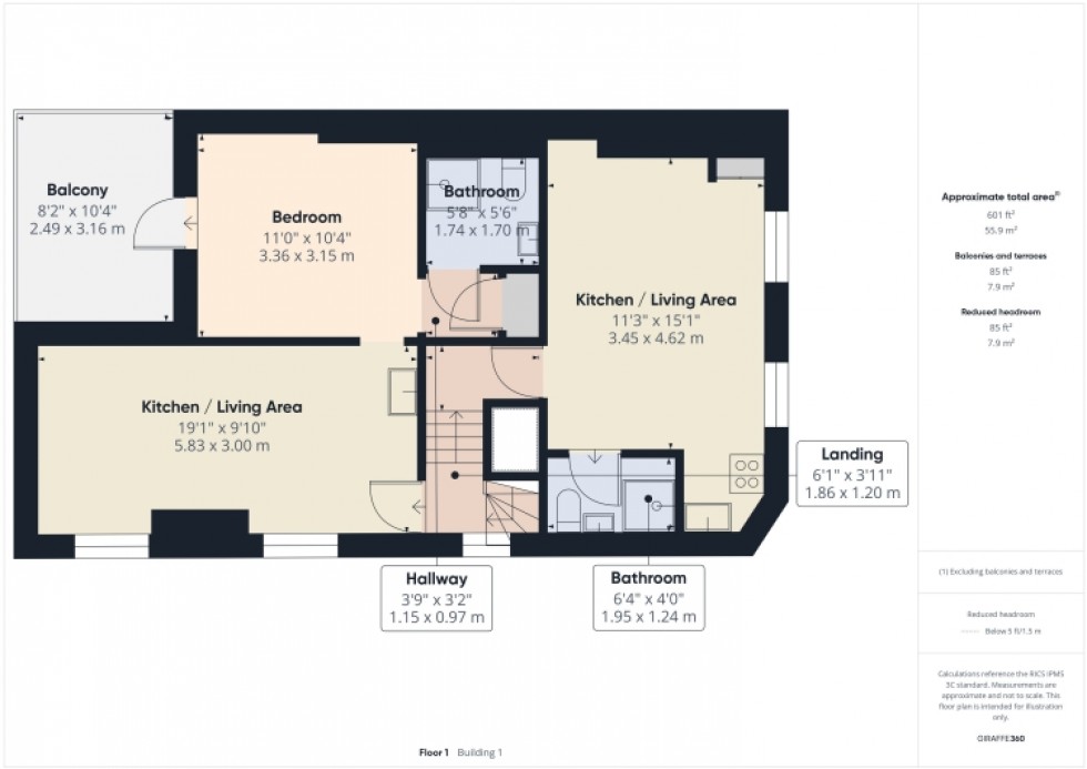 Floorplan for The Tivoli Collection 37 Hatherley Street, Cheltenham, Gloucestershire, GL50 2TT, UK