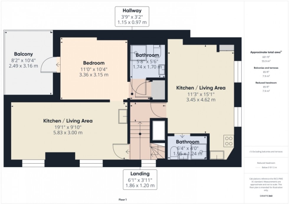 Floorplan for The Tivoli Collection 37 Hatherley Street, Cheltenham, Gloucestershire, GL50 2TT, UK