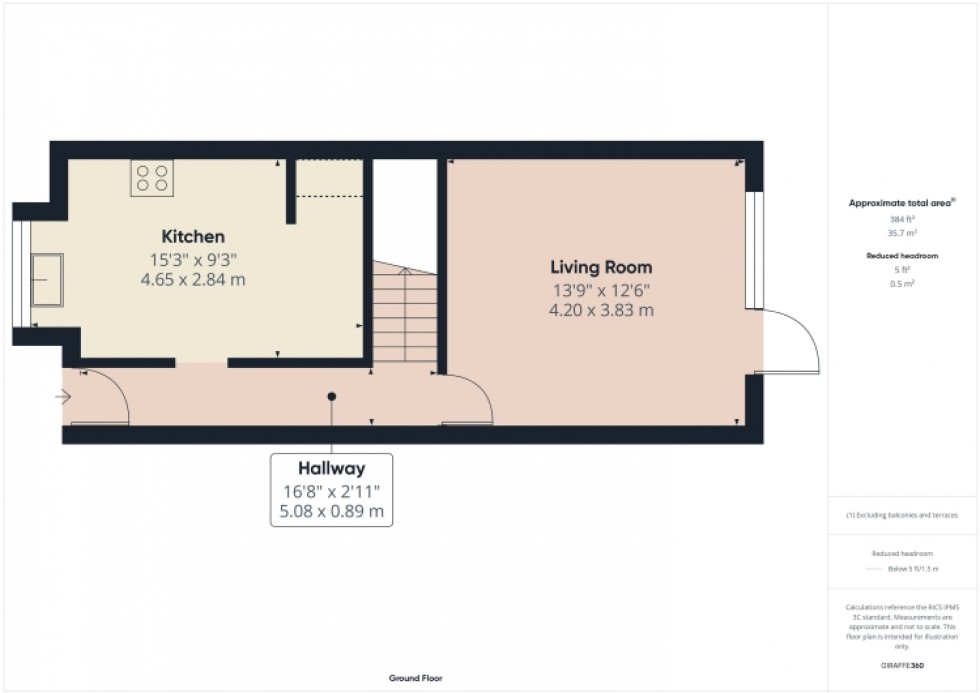 Floorplan for 37 Weston Road, Gloucester, Gloucestershire, GL1 5AU, UK