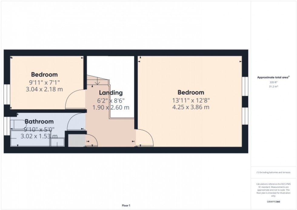 Floorplan for 37 Weston Road, Gloucester, Gloucestershire, GL1 5AU, UK