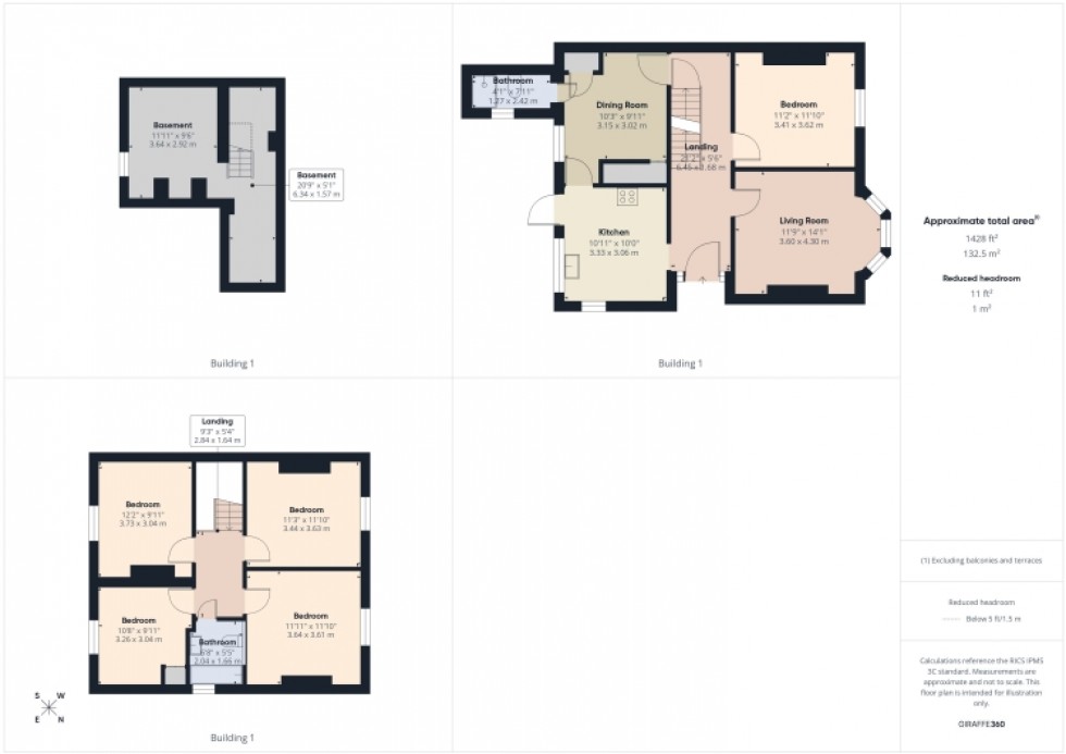 Floorplan for 302 Gloucester Road, Cheltenham, Gloucestershire, GL51 7AG, UK