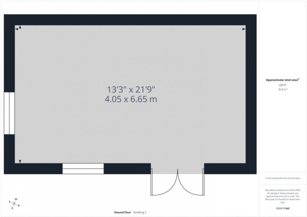 Floorplan for 302 Gloucester Road, Cheltenham, Gloucestershire, GL51 7AG, UK