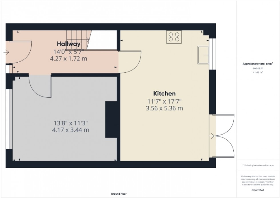 Floorplan for 13 Bathleaze, Kings Stanley, Stonehouse, Gloucestershire, GL10 3JN, UK