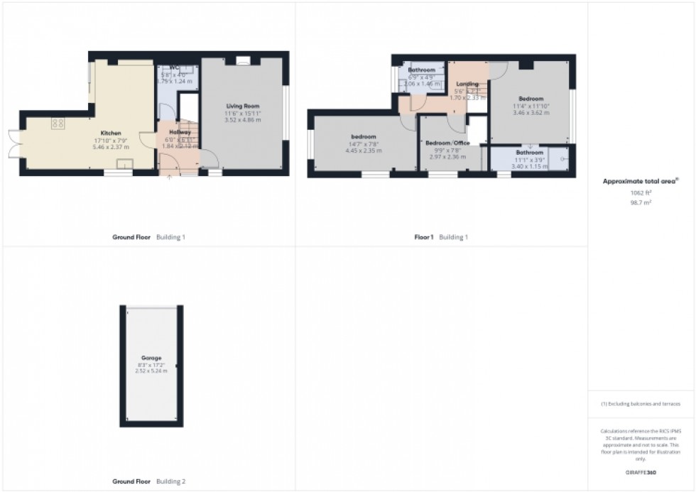 Floorplan for Hameldame Main Road, Shurdington, Cheltenham, Gloucestershire, GL51 4XJ, UK