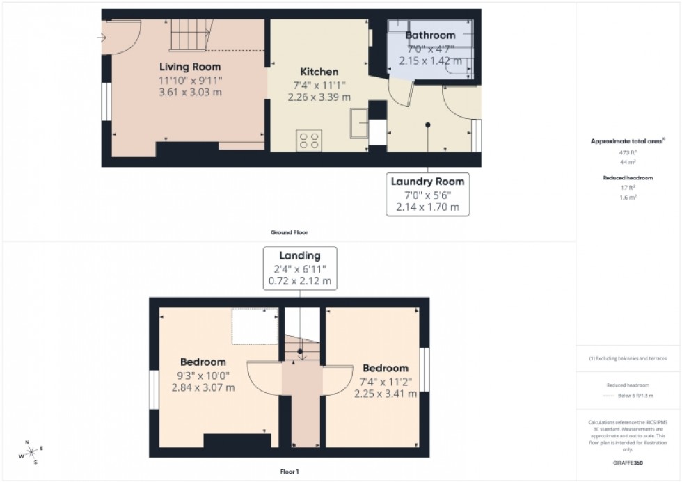 Floorplan for 63 High Street, Gloucester, Gloucestershire, GL1 4SP, UK