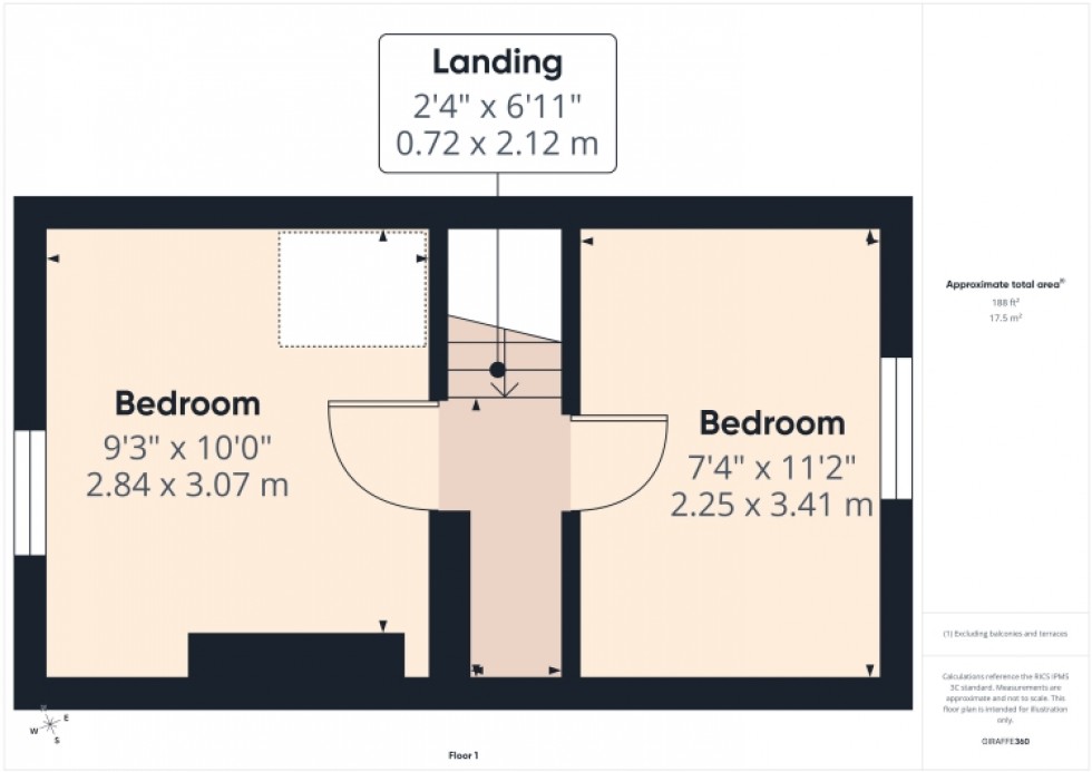 Floorplan for 63 High Street, Gloucester, Gloucestershire, GL1 4SP, UK