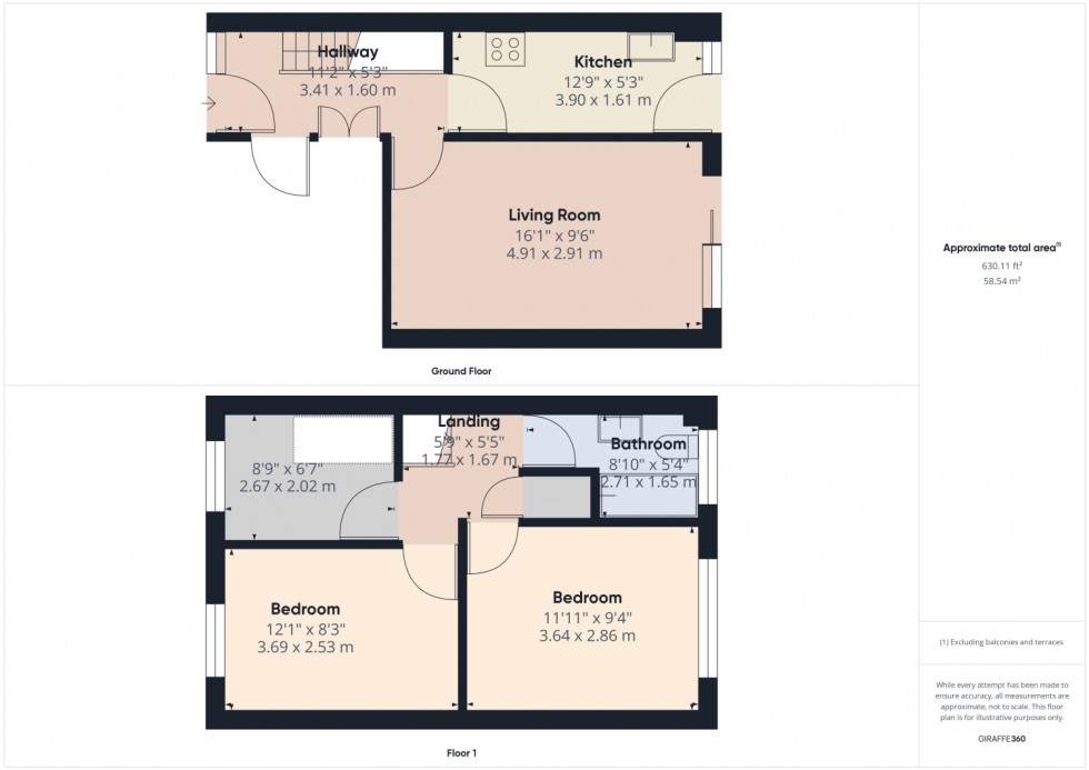 Floorplan for Fieldcourt Gardens, Quedgeley, Gloucester, GL2