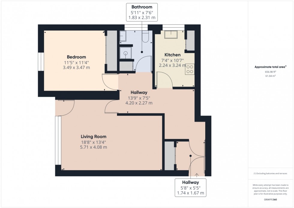 Floorplan for Star Court, Pittville Circus Road, Cheltenham, GL52