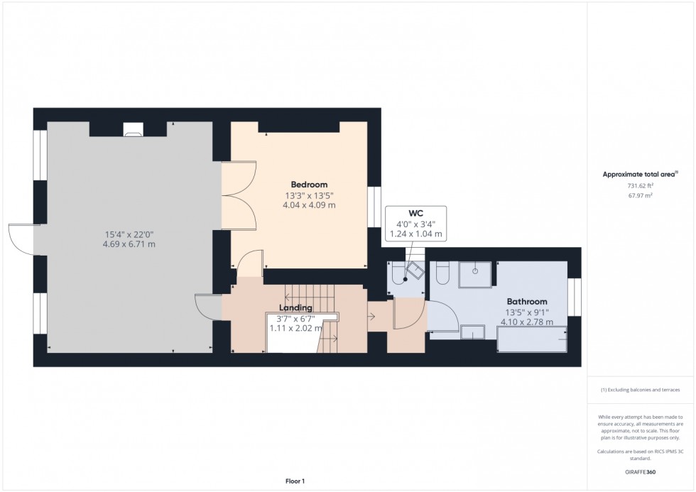 Floorplan for Evesham Road, Pittville, Cheltenham, GL52