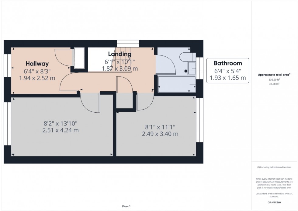 Floorplan for Sheevaun Close, Longlevens, Gloucester, GL2